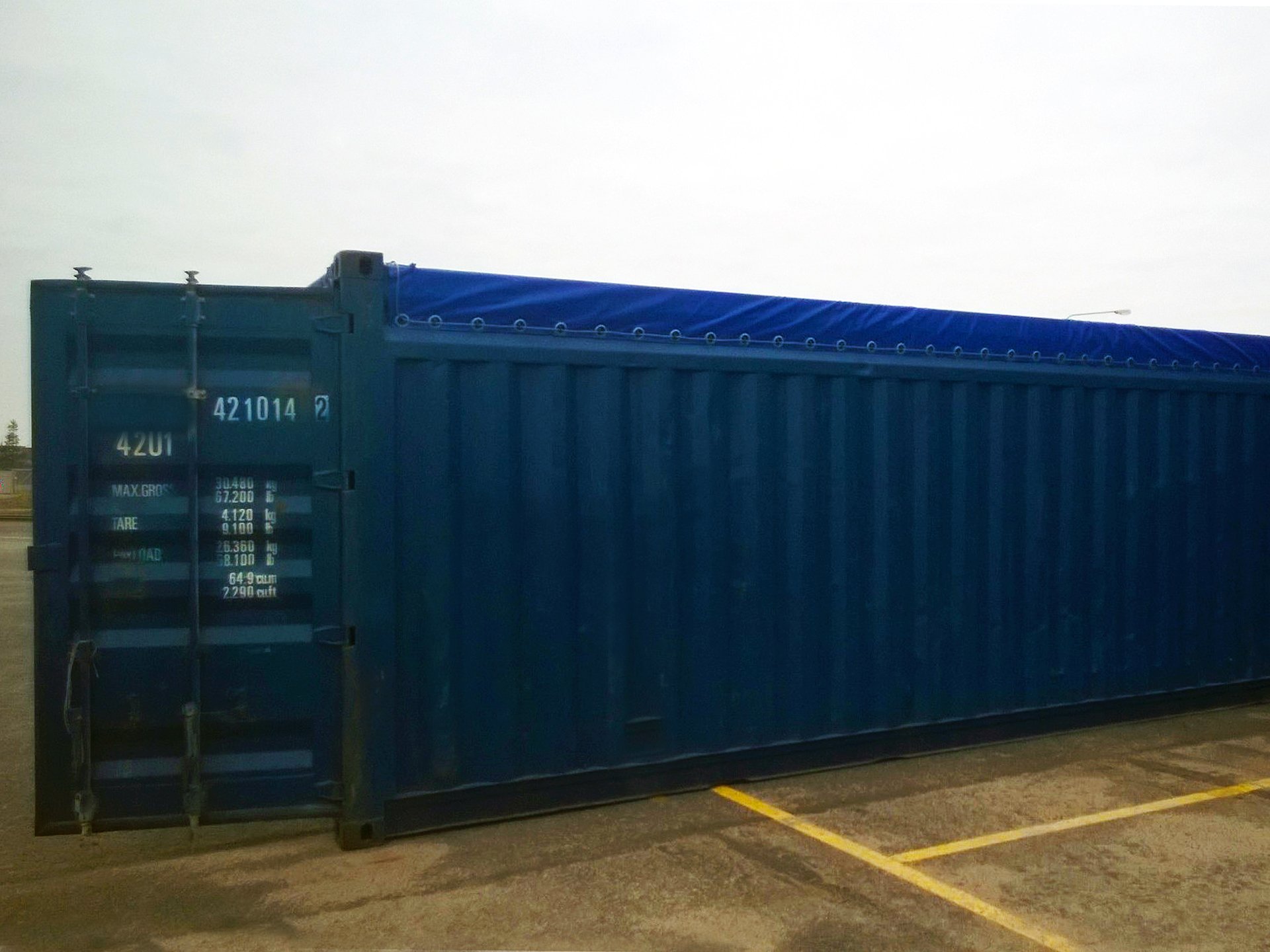 40′ Open Top Container